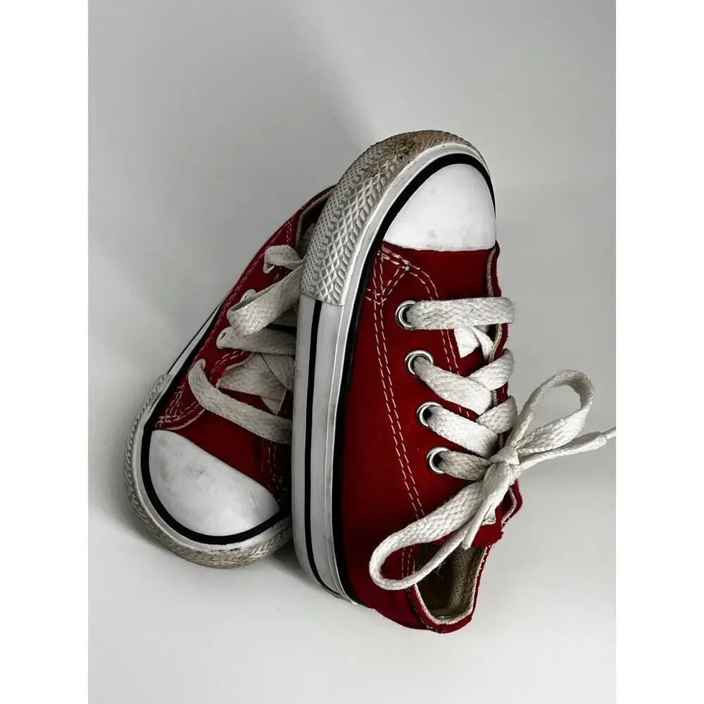 Ralph Lauren Polo 1967 Colorblock Tee (18M) + Converse All Star Red (5C)